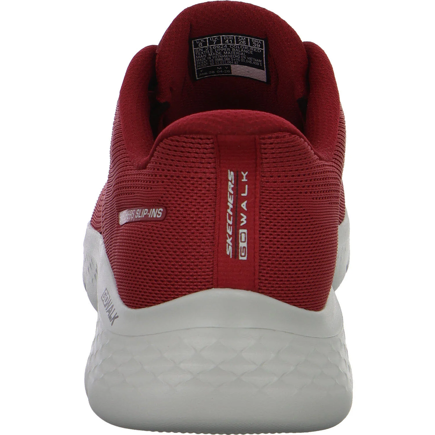 Skechers Herren Slipper 216924 RED GO WALK Flex - Master red normal