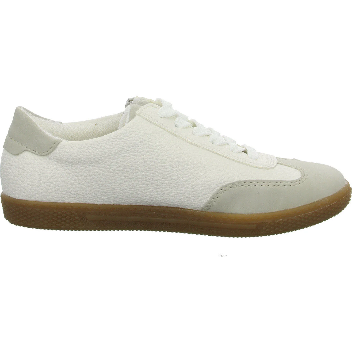 Rieker Damen Schnürschuhe L9700-80 L9700 hellgrau/weiss F (normal)