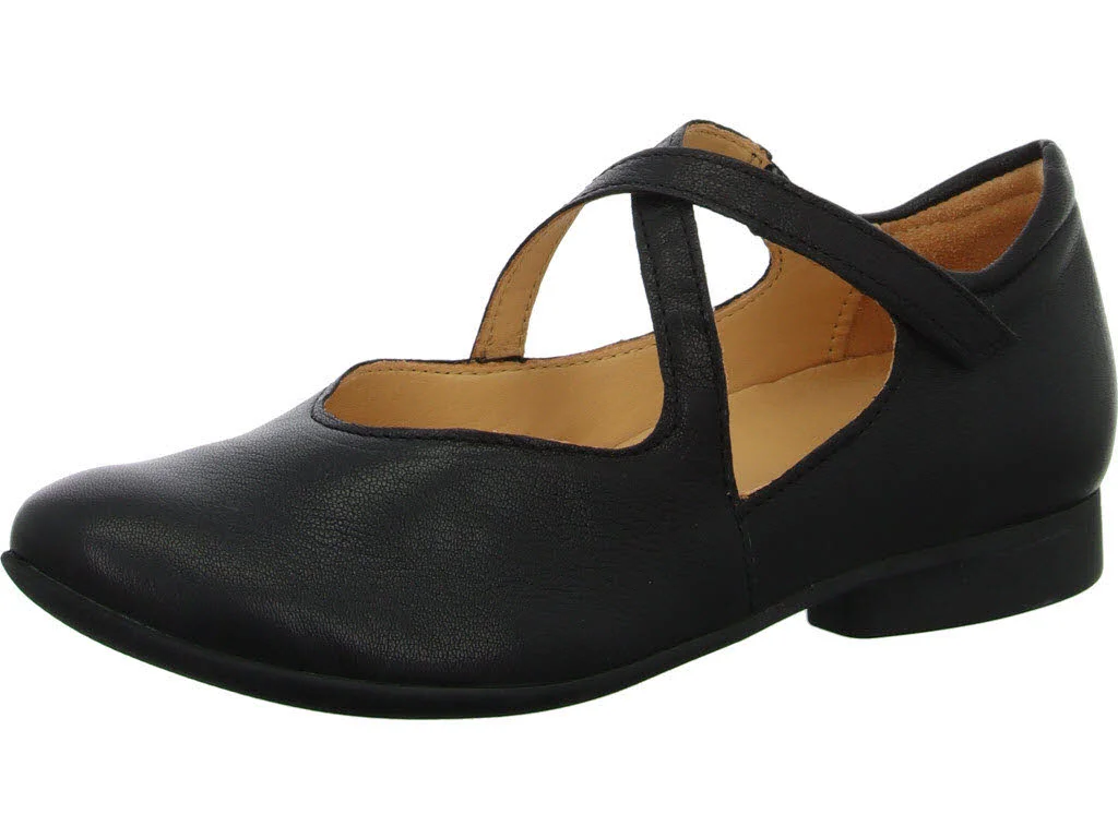 Element 1 von 8 (Bild) – Think Damen Spangenschuhe 3-000564-0010 Guad 2 schwarz F 1/2 (normal)