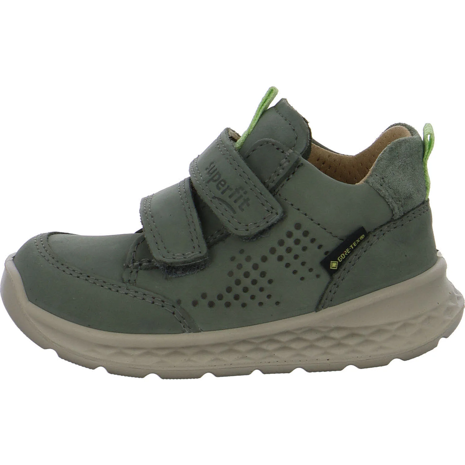 Superfit Kinderschuh zum Schlupfen 1-000369-7050 Breeze grün/hellgrün WMS mittel
