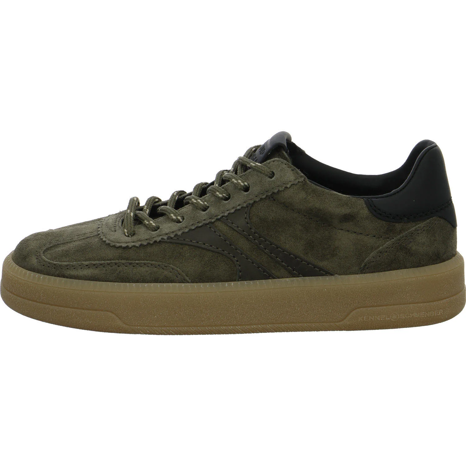 Kennel & Schmenger Damen Schnürschuhe 345107-9028-7399 Box dark oliv/schwarz So honig L2 normal
