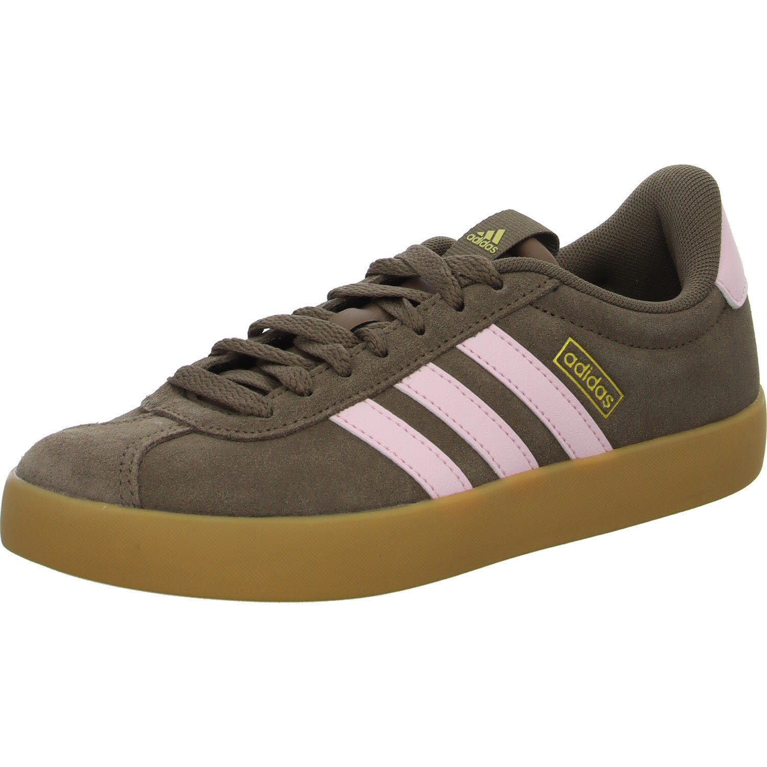 Adidas Damen Schnürschuhe IH6516/000 VL COURT 3.0 earth strata/clear pink/gold met. normal