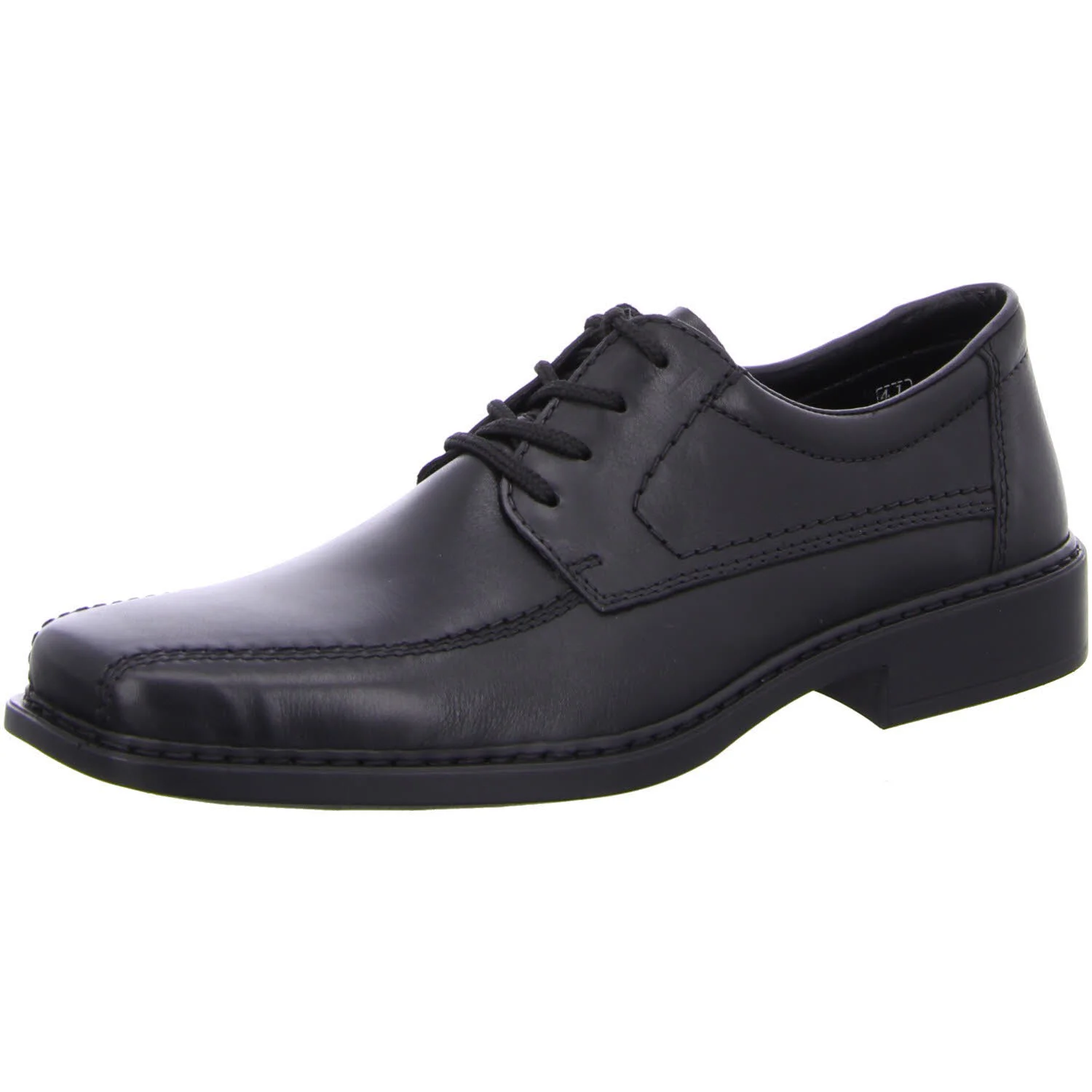 Rieker Herren Schnürschuhe B0812-00 B0812 nero/schwarz H (extra weit)