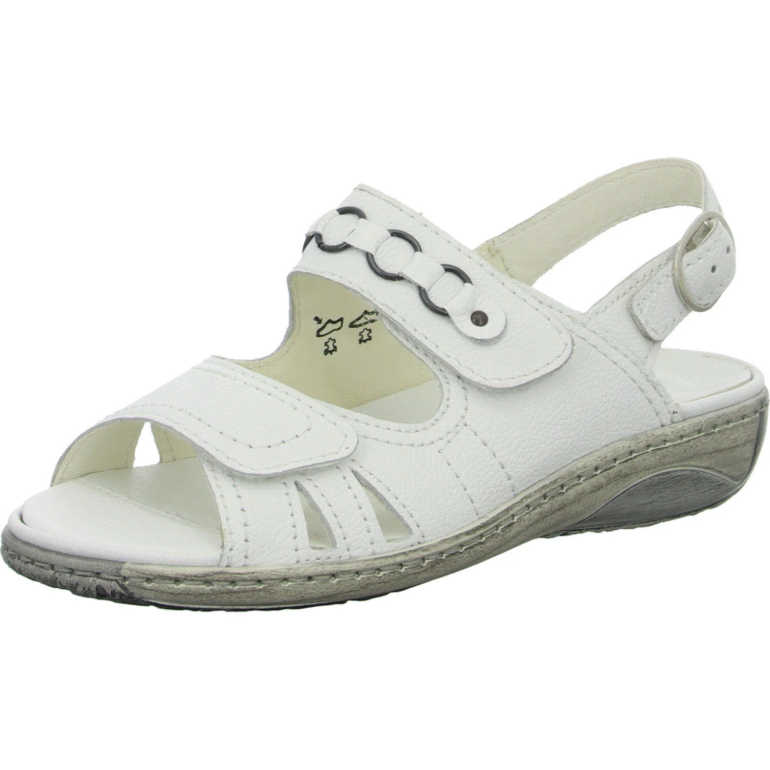 Element 2 von 8 (Bild) – Waldläufer Damen Sandalen 210004-139/150 Garda weiß G (normal)