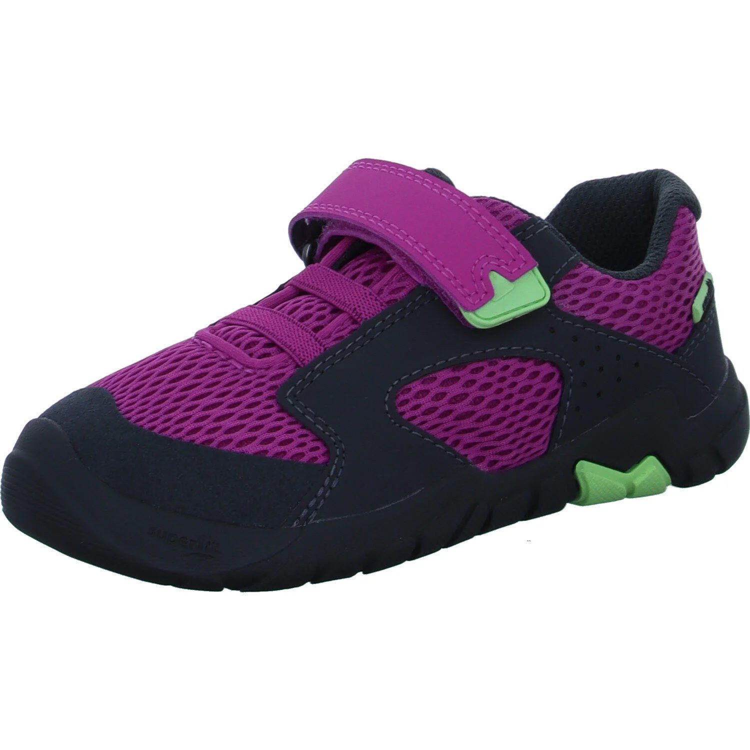 Superfit Kinderschuh zum Schlupfen 1-006030-5500 Trace pink/grau WMS mittel