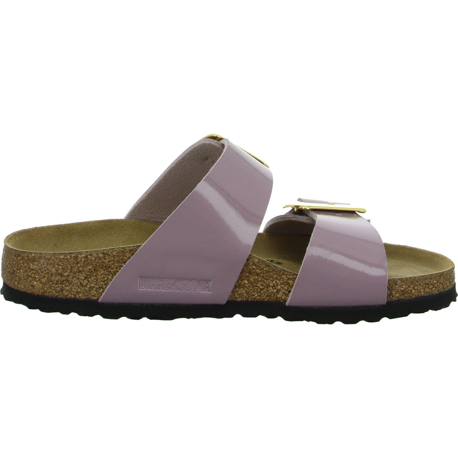 Element 7 von 8 (Bild) – BIRKENSTOCK Pantoletten 1029473 Sydney Cushion Buckle patent faded purple schmal