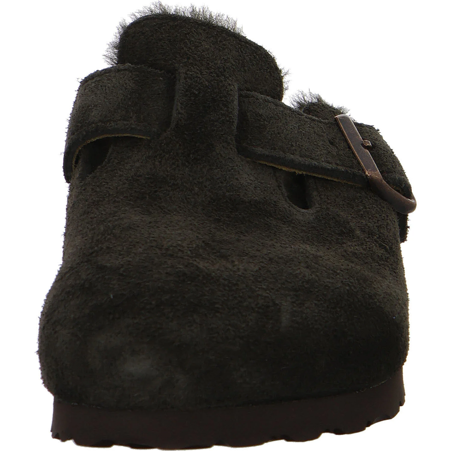 Element 3 von 8 (Bild) – BIRKENSTOCK Damen Winterpantoffel 1020529 Boston Shearling mocca schmal