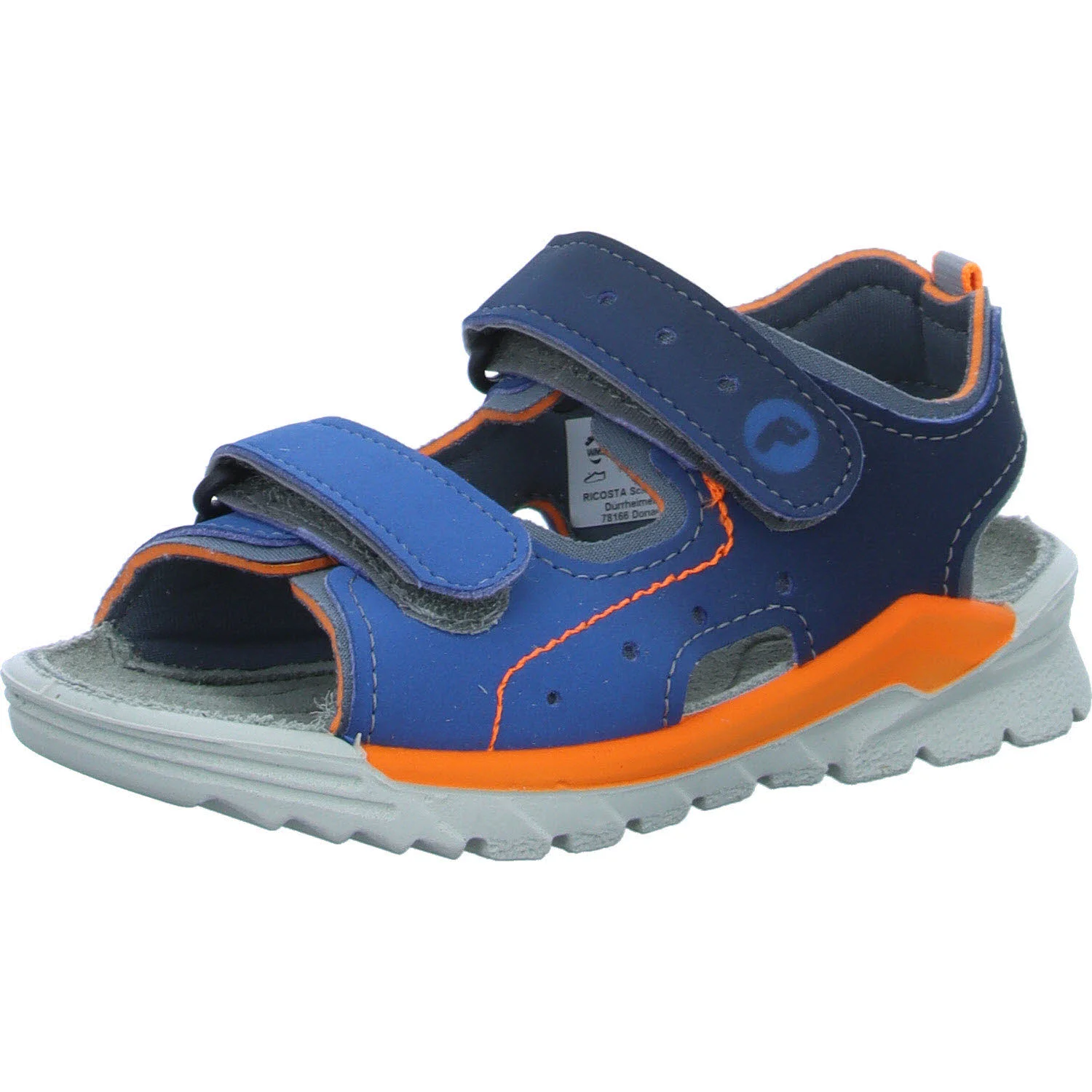 Element 2 von 8 (Bild) – Ricosta Kinder Sandalen 50 4501302/140 Wave adriatic/grau WMS mittel