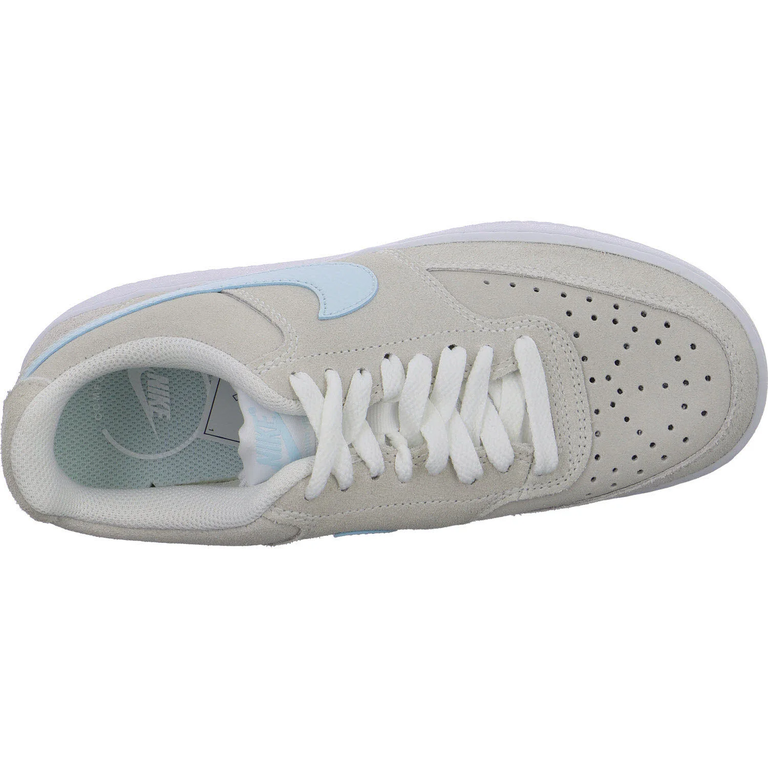 Nike Damen Schnürschuhe IQ9758/100 Court Vision Lo Sd Prm white/ glacier blue normal
