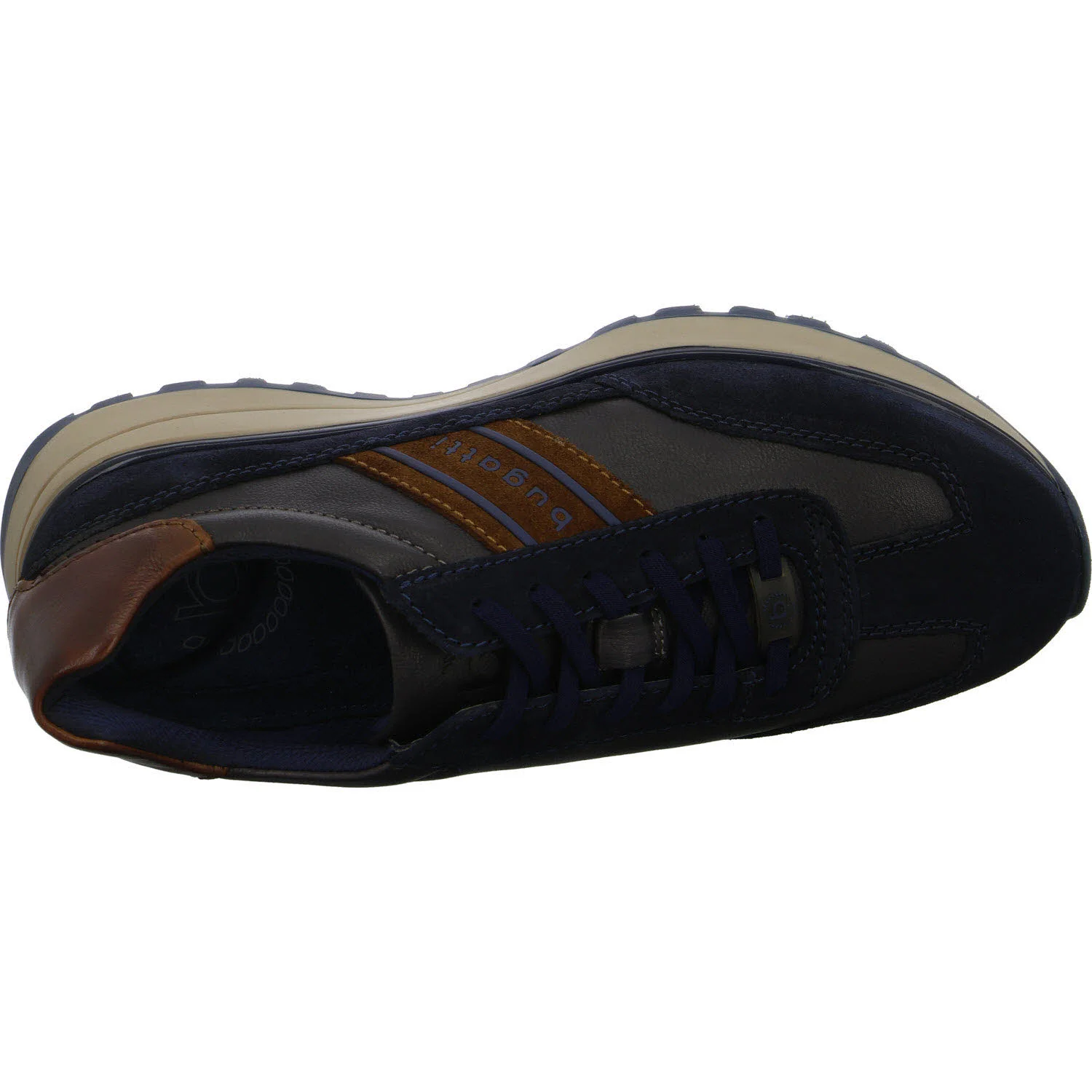 Bugatti men Herren Schnürschuhe 332AWC031410-4115 332AWC031410 dark blue/grey normal