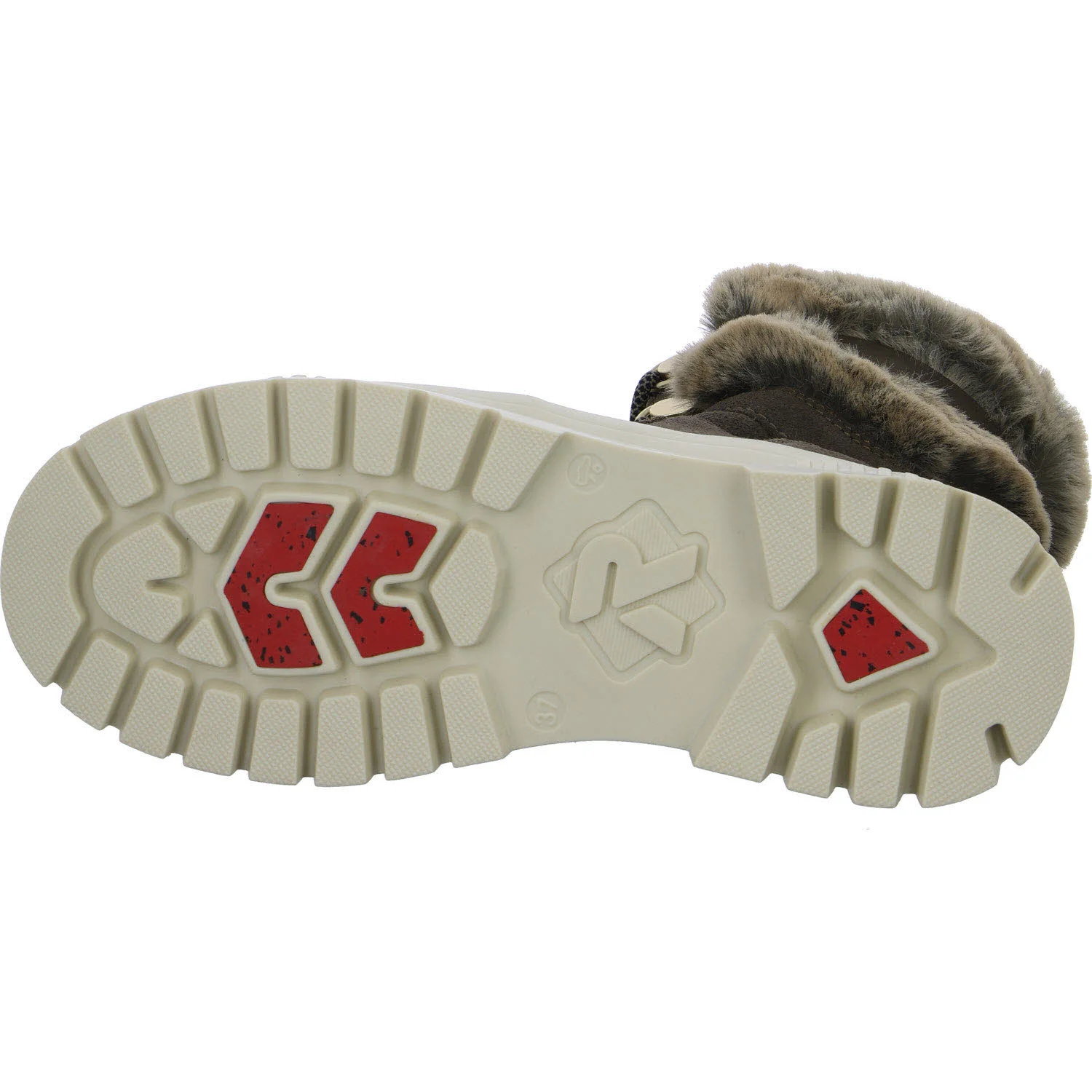 Element 5 von 8 (Bild) – Rieker Damen Schnürstiefel warm W2100-45 W2100 smoke/murmel/sigaro G (weit)