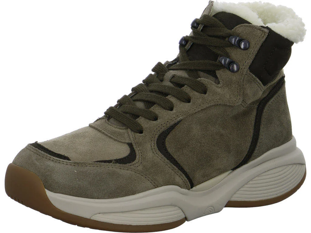 Xsensible Damen Schnürstiefel warm 32007.2/501-HX SWX24 taupe HX (weit)