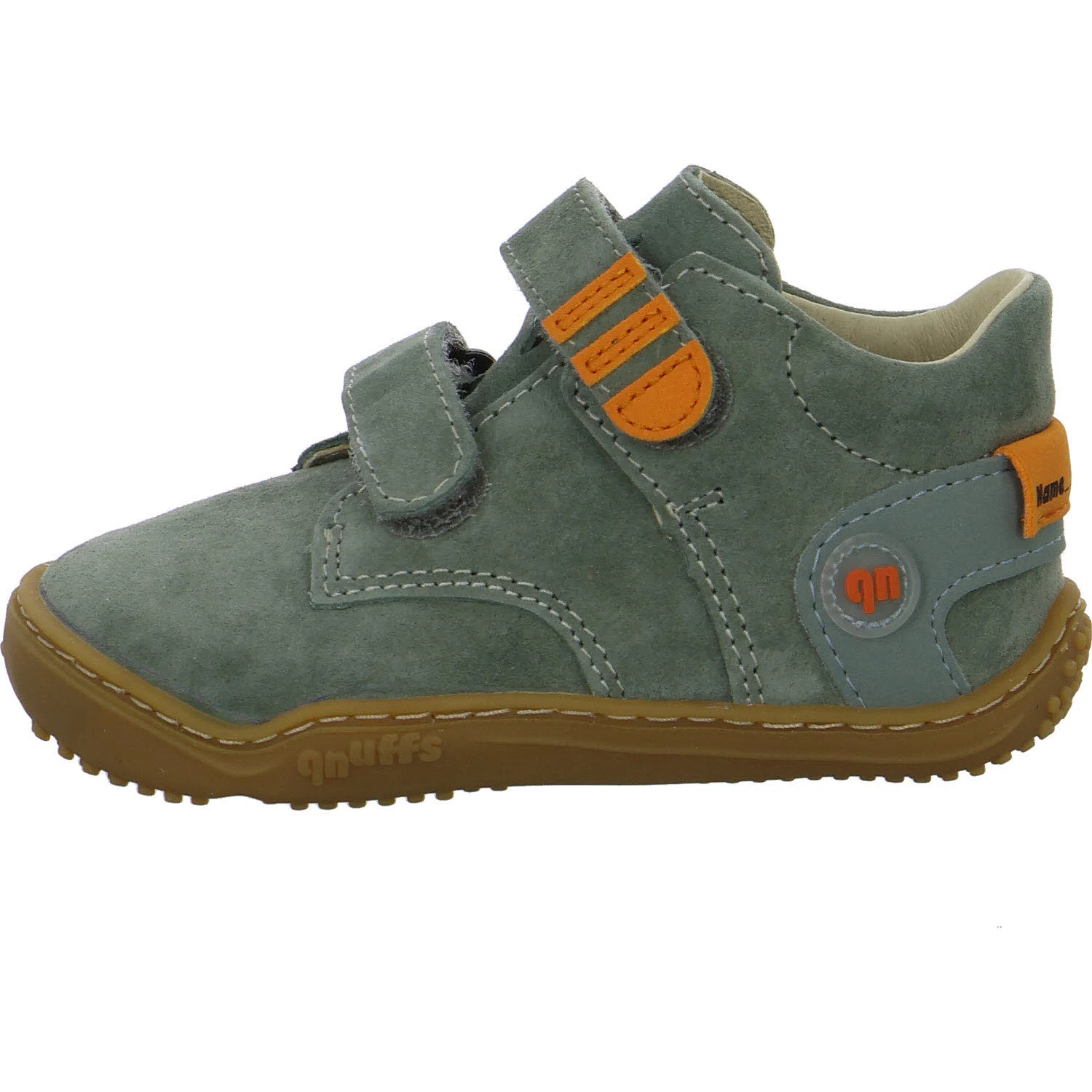 qnuffs Kinderschuh zum Schlupfen QN 0010132/570 Buche salbei/river WMS mittel