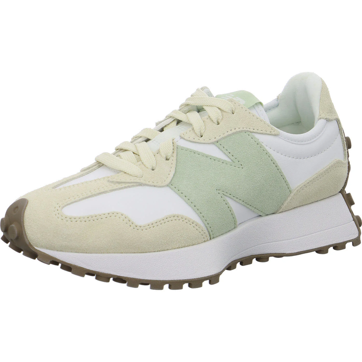 New Balance Damen Schnürschuhe W327SUB 327 angora/NB 103 white/ silver normal