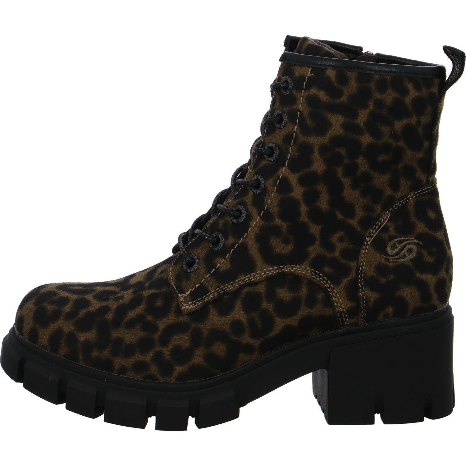 Element 6 von 8 (Bild) – Dockers by Gerli Damen Schnürstiefel 47AA301770130 47AA301770 schwarz/braun normal