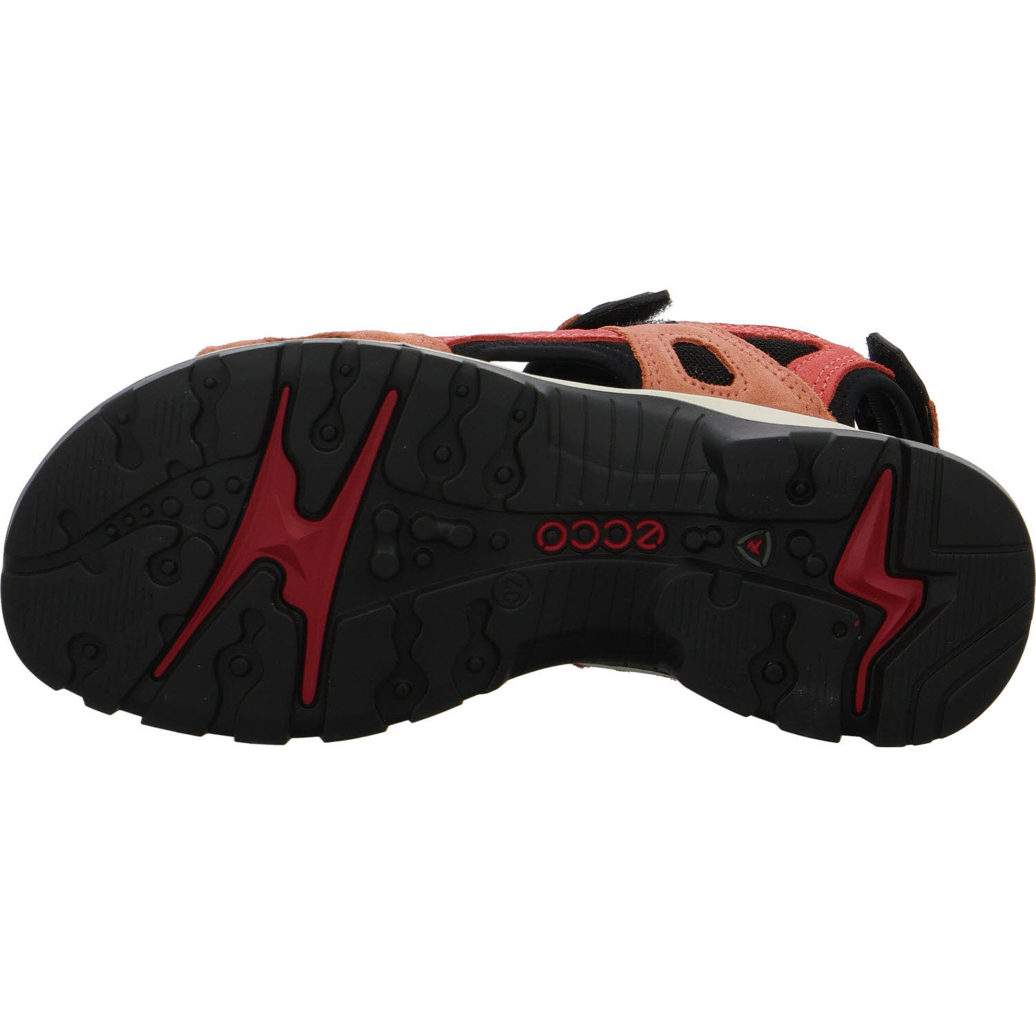 Ecco Damen Sandalen 069563/61539 Offroad burnt coal/spiced coral normal