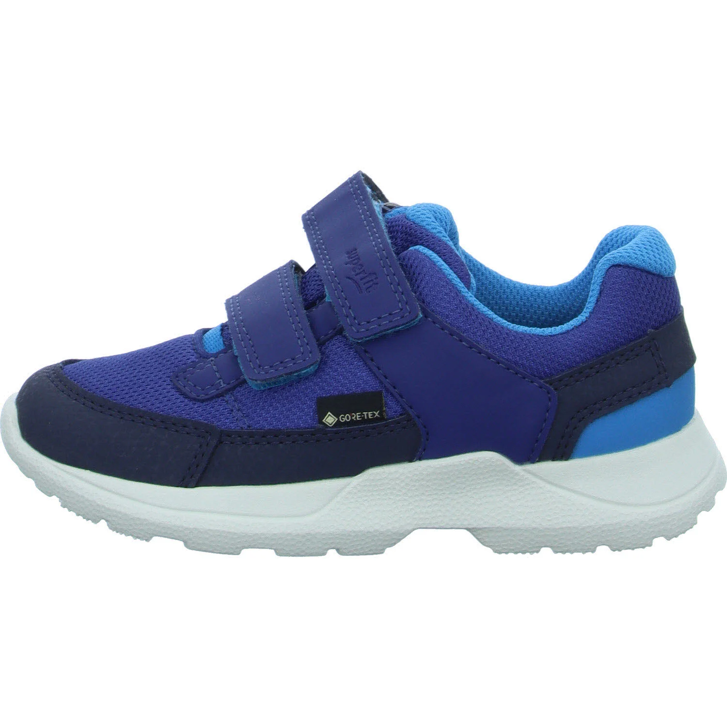 Element 6 von 8 (Bild) – Superfit Kinderschuh zum Schlupfen 1-006205-8020 RUSH blau/türkis WMS mittel