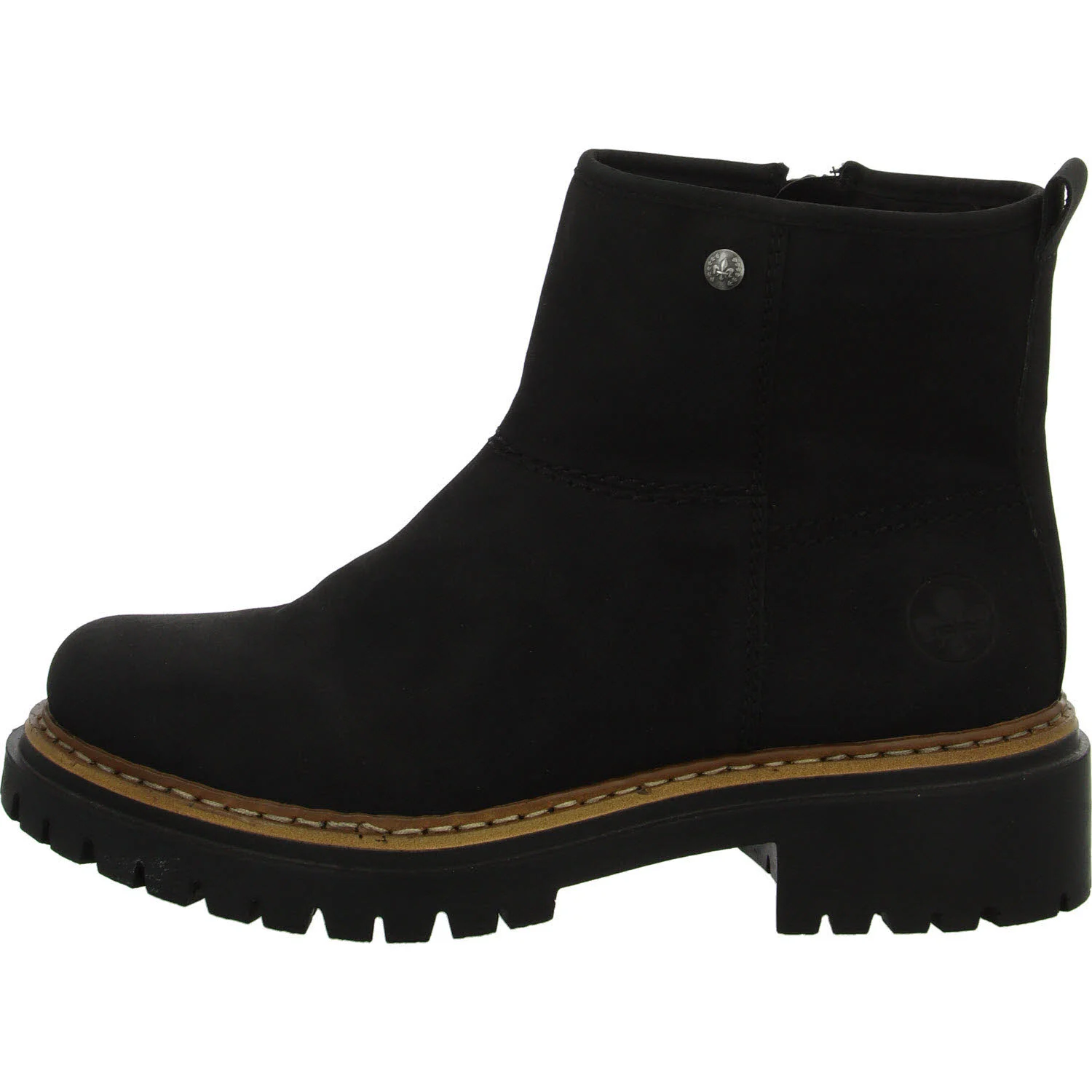 Element 6 von 8 (Bild) – Rieker Damen Stiefelette warm 72671-00 72671 schwarz F (normal)