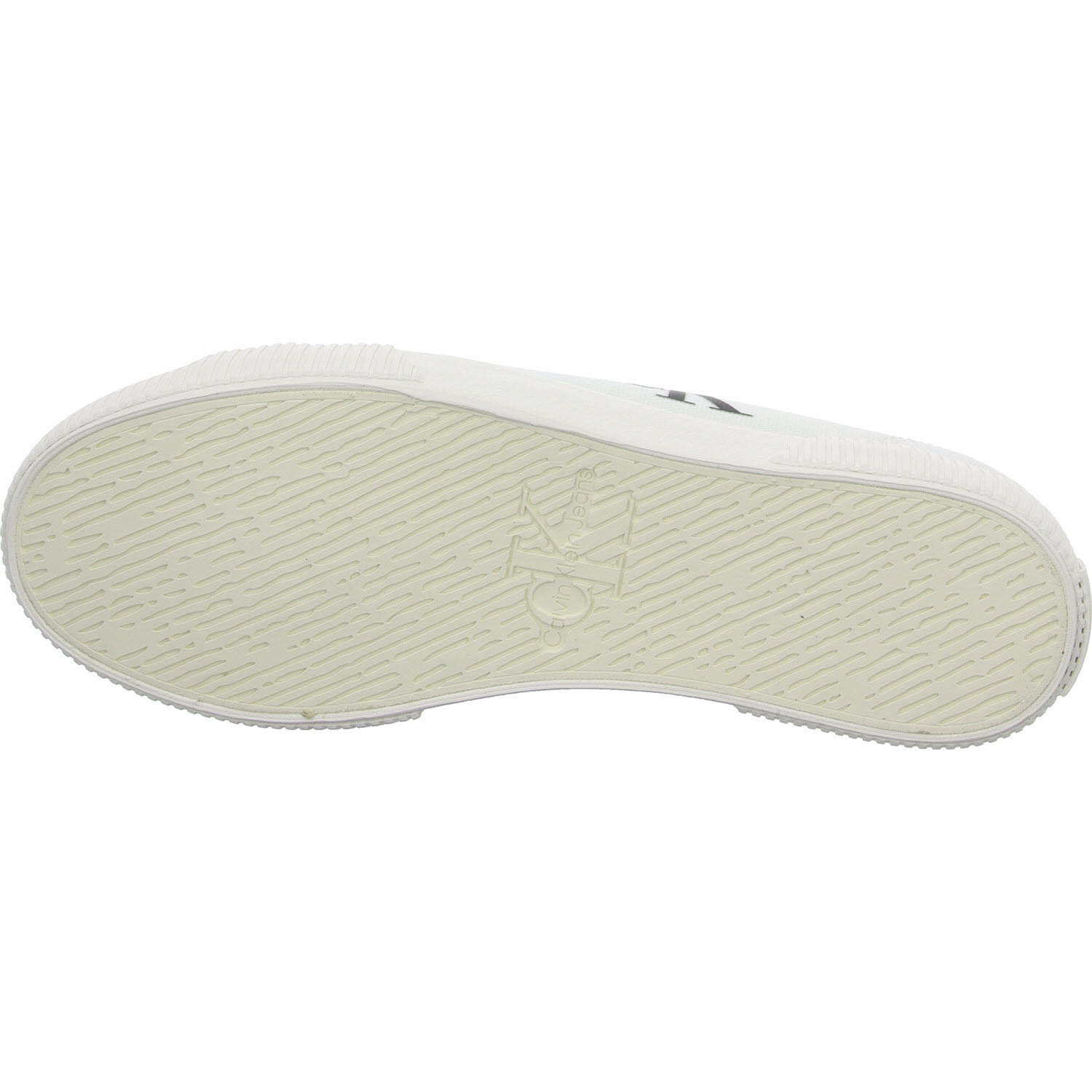 Calvin Klein Damen Schnürschuhe YW0YW017620K4 ESS VULC LOW CV MG WN triple brigth white normal