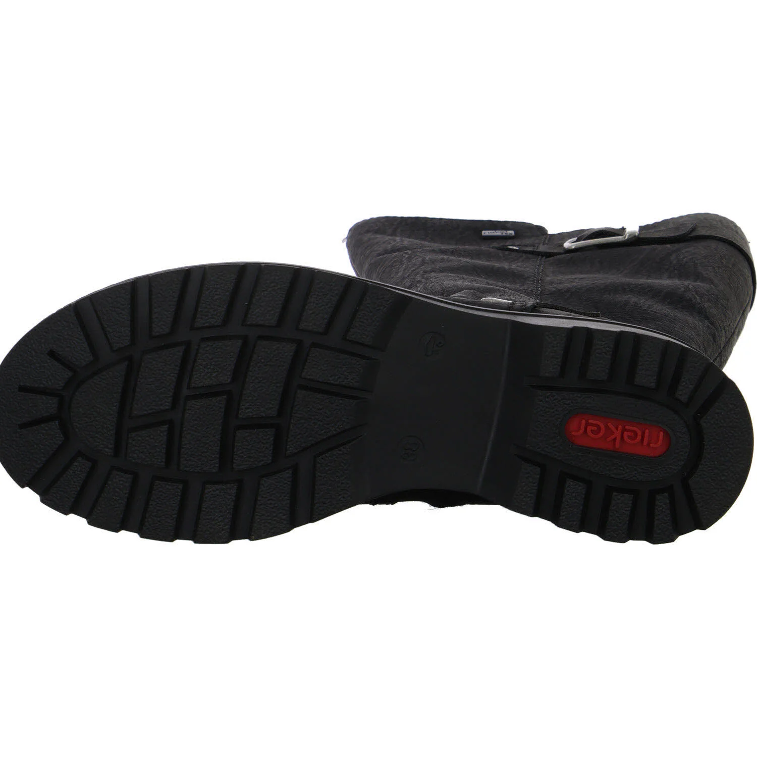 Element 5 von 8 (Bild) – Rieker Damen Langschaftstiefel warm 73292-00 73292 schwarz F 1/2 (normal)