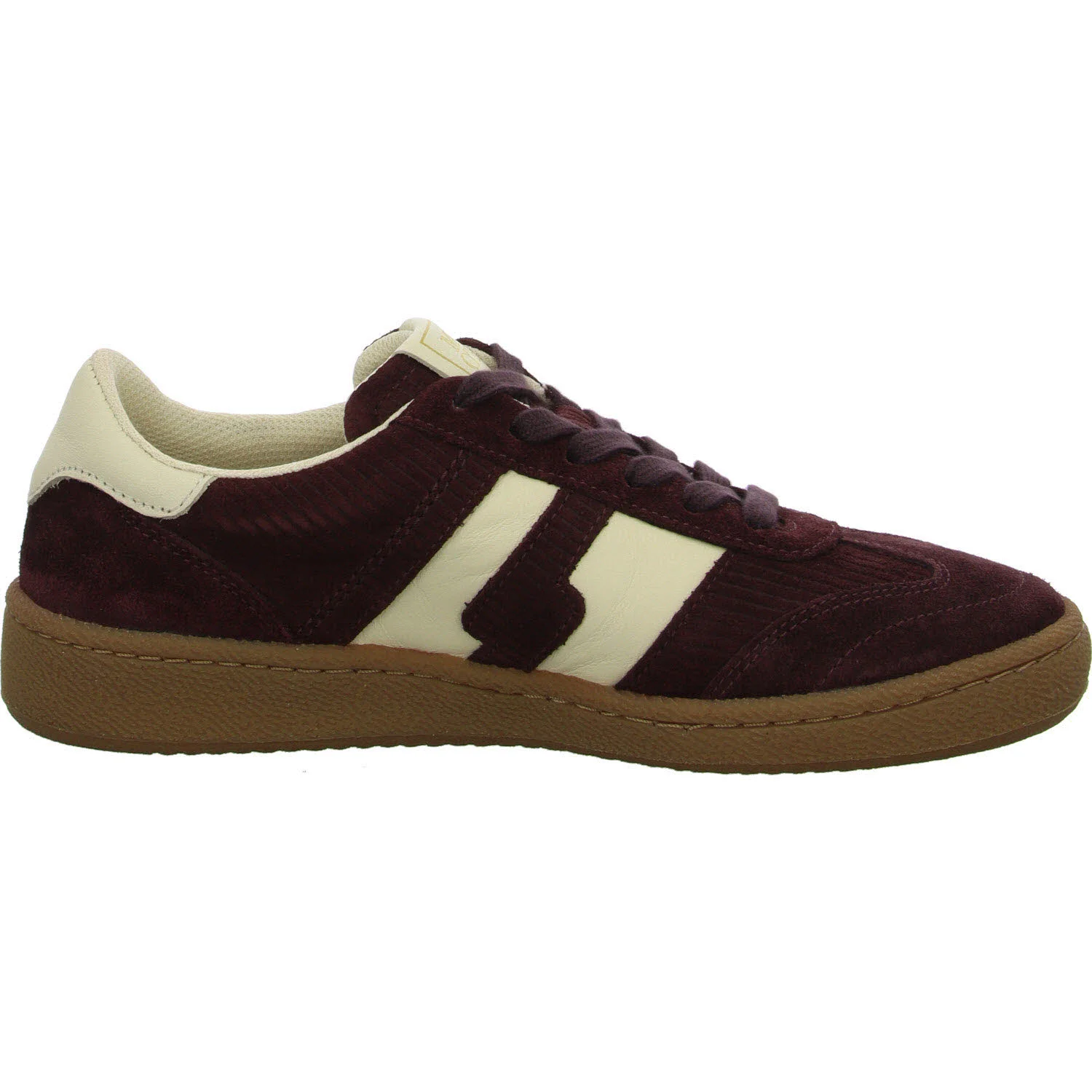 Marc O'Polo Damen Schnürschuhe 50716263505329 355 50716263505329 dark aubergine red/raw cotton normal