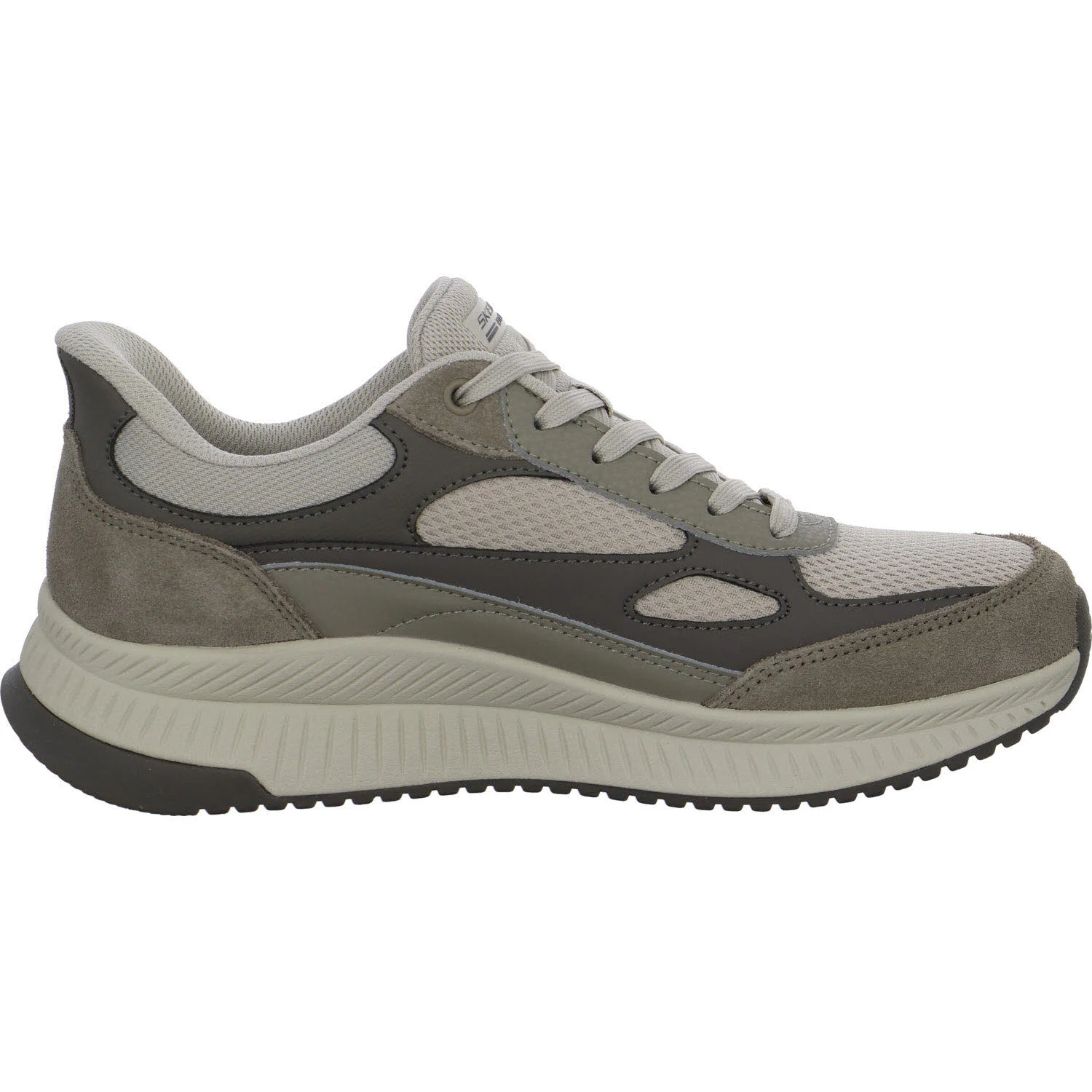 Skechers Herren Schnürschuhe 118412 TPMT BOBS Squad 4 - Core Look taupe/multi normal