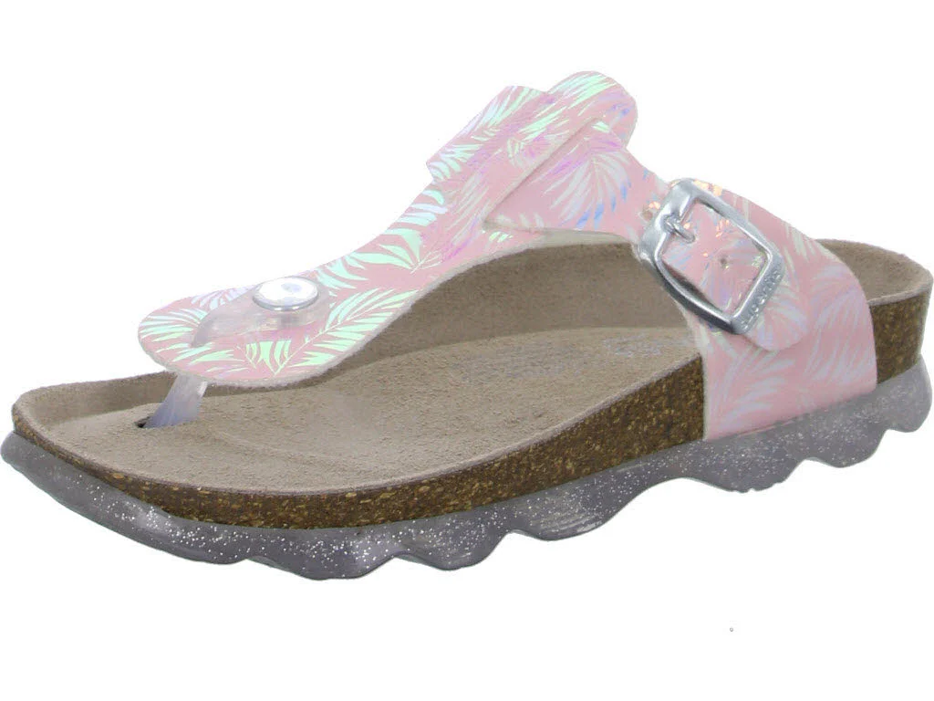 Superfit Kinder Pantoletten 000125-5500 JELLIES ROSA/SILBER WMS mittel