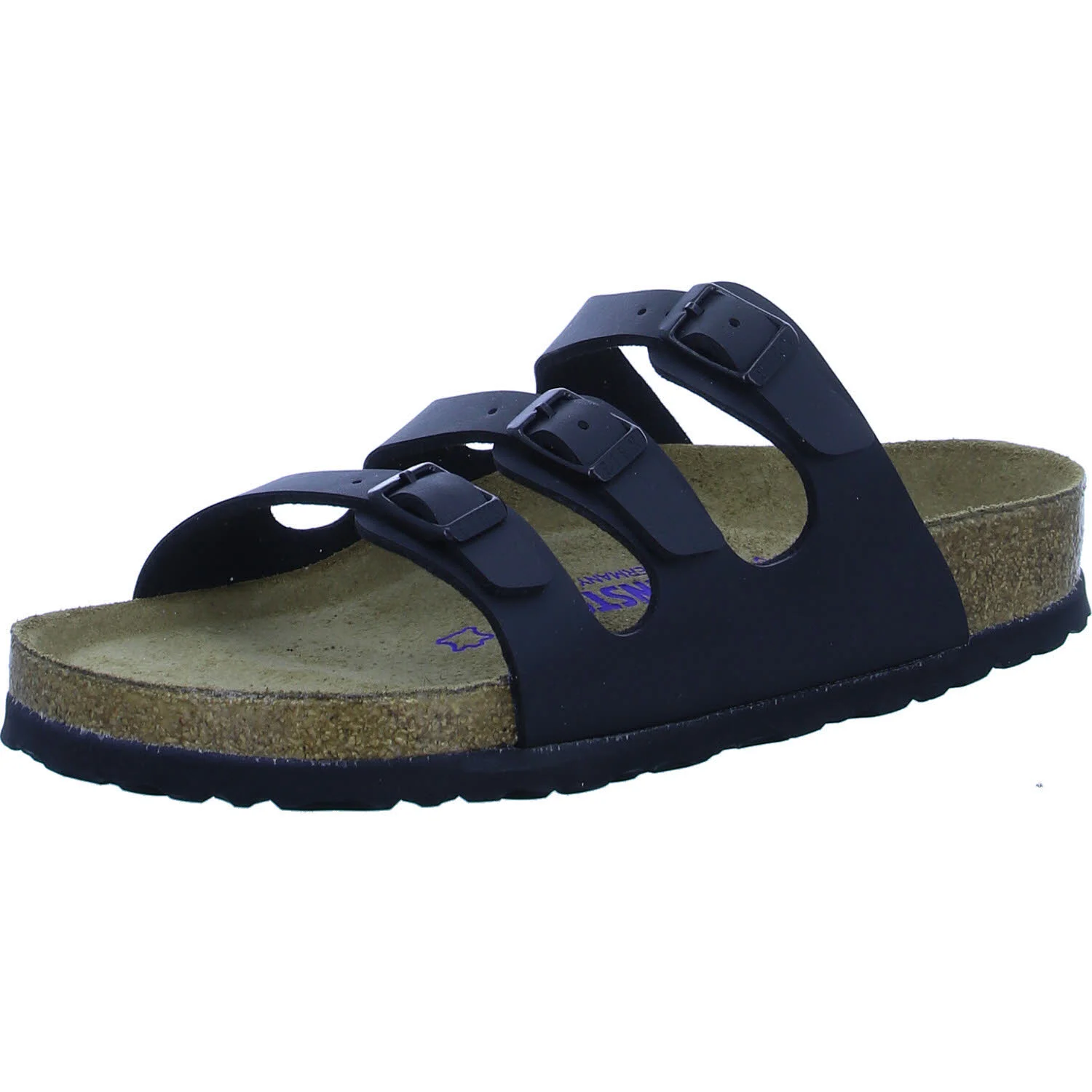 BIRKENSTOCK Pantoletten 053011 Florida Soft Footbed schwarz normal