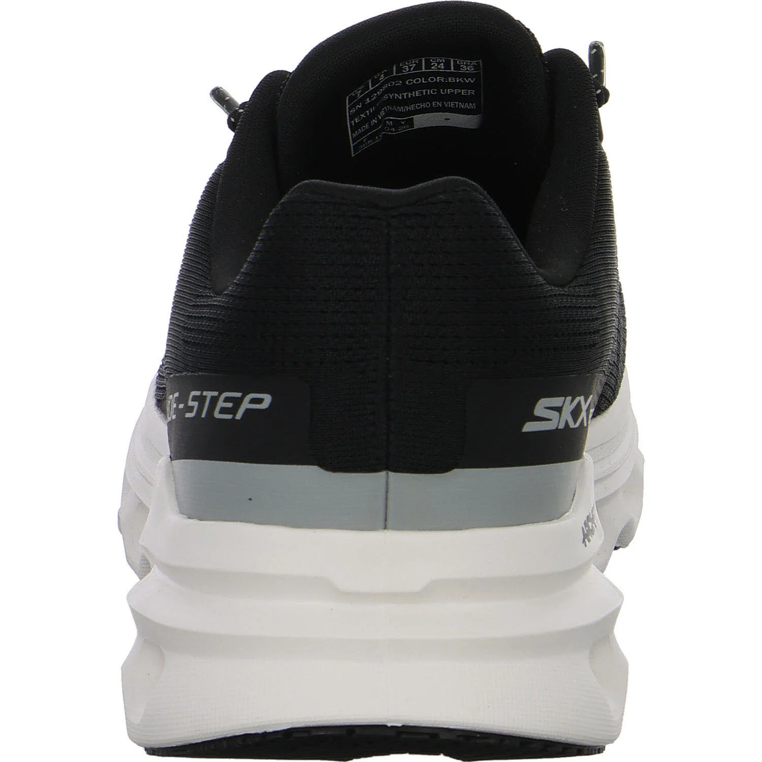 Skechers Damen Slipper 129802 BKW Go Run Glide-Step Arch Fi - Casion black/white normal