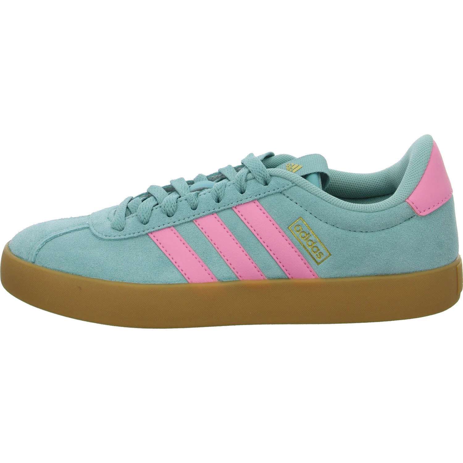Adidas Damen Schnürschuhe IH6518/000 VL COURT 3.0 mint ton/bliss pink/gold met. normal
