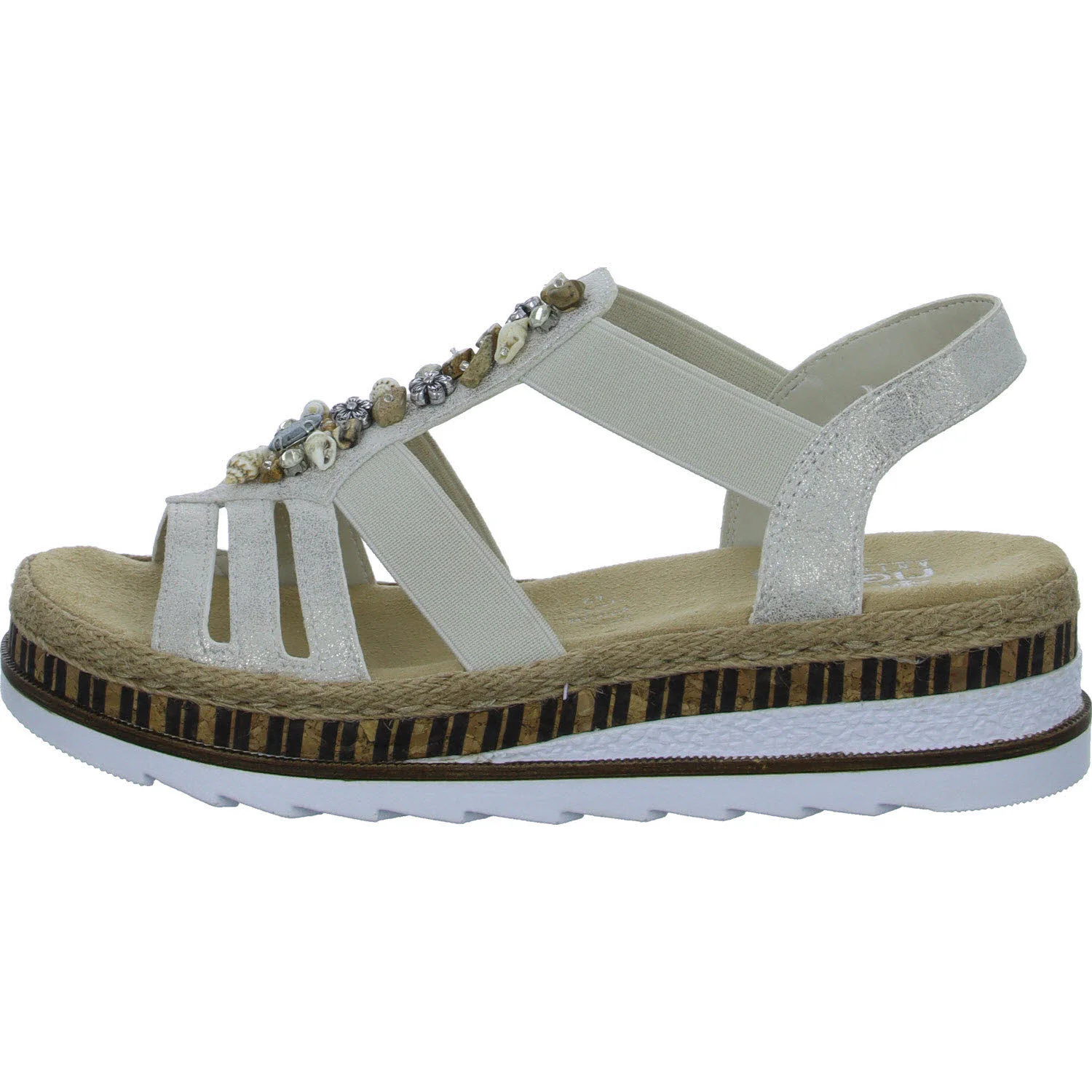 Element 6 von 8 (Bild) – Rieker Damen Sandalen V7949-90 V7949 beige-gold E 1/2 (schmal)