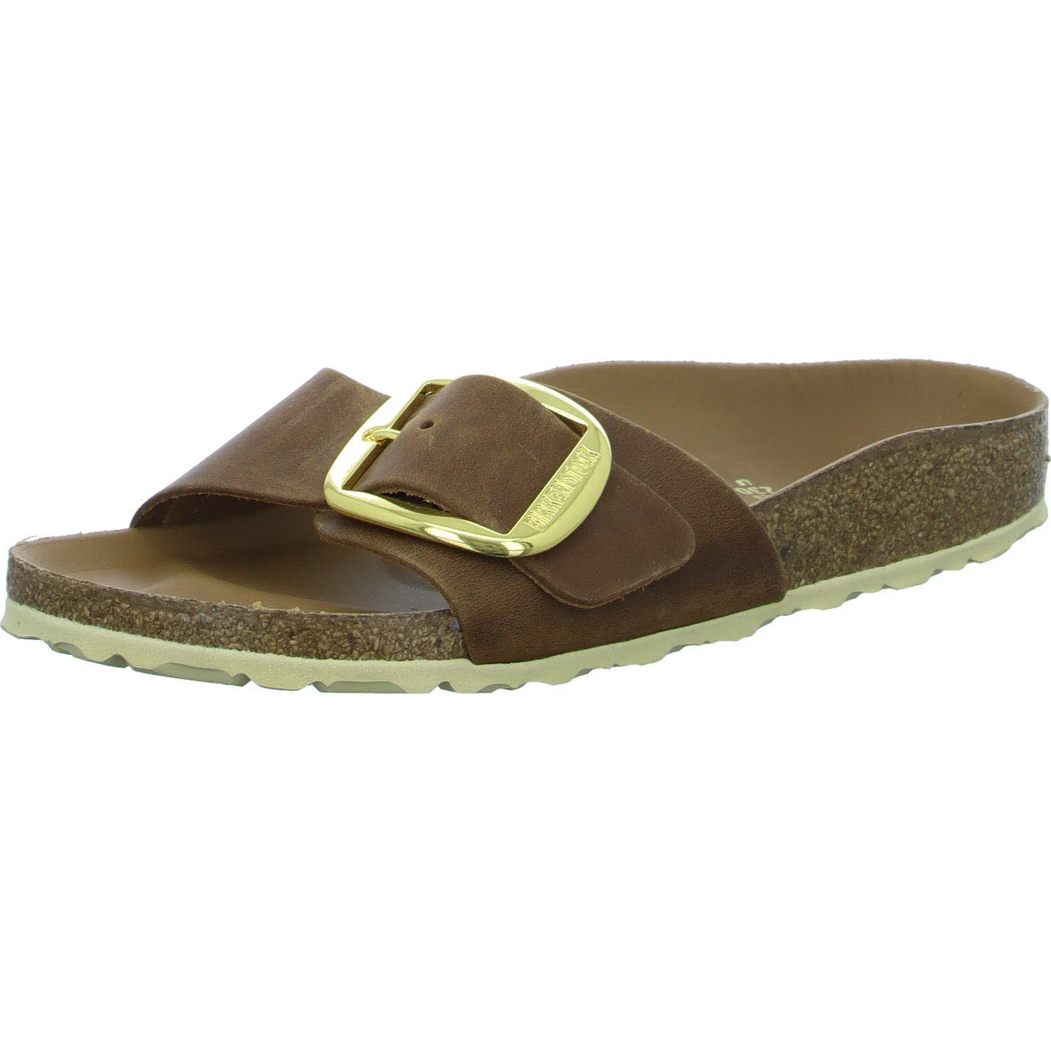 BIRKENSTOCK Pantoletten 1006525 Madrid Big Buckle cognac schmal