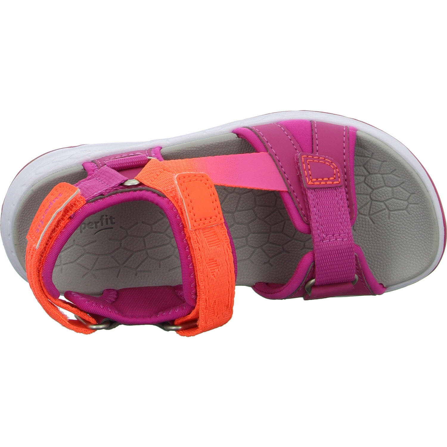 Element 8 von 8 (Bild) – Superfit Kinder Sandalen 1-000580-5510 Criss Cross pink/orange WMS mittel