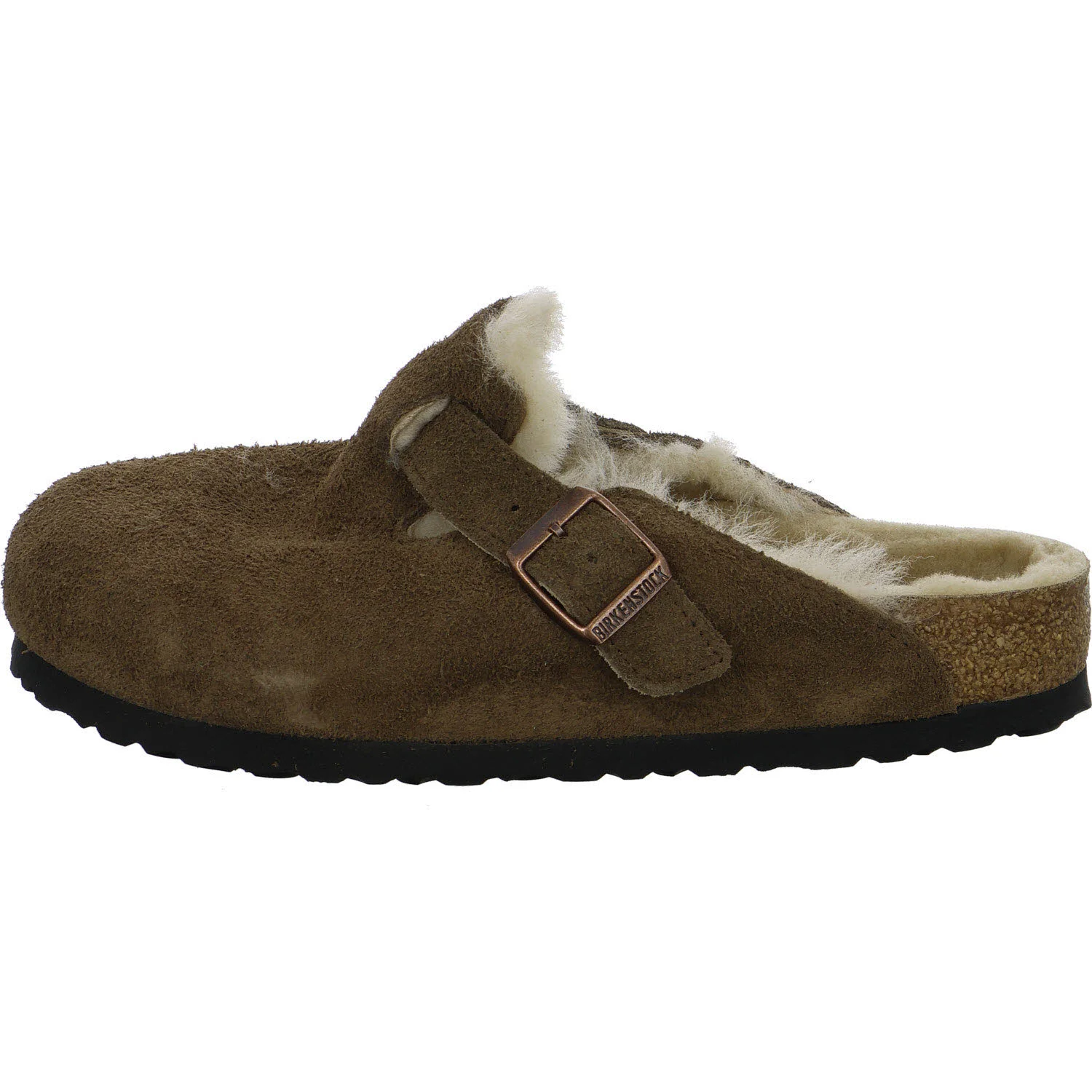 BIRKENSTOCK Damen Winterpantoffel 1032440 Boston Shearling dark tea normal