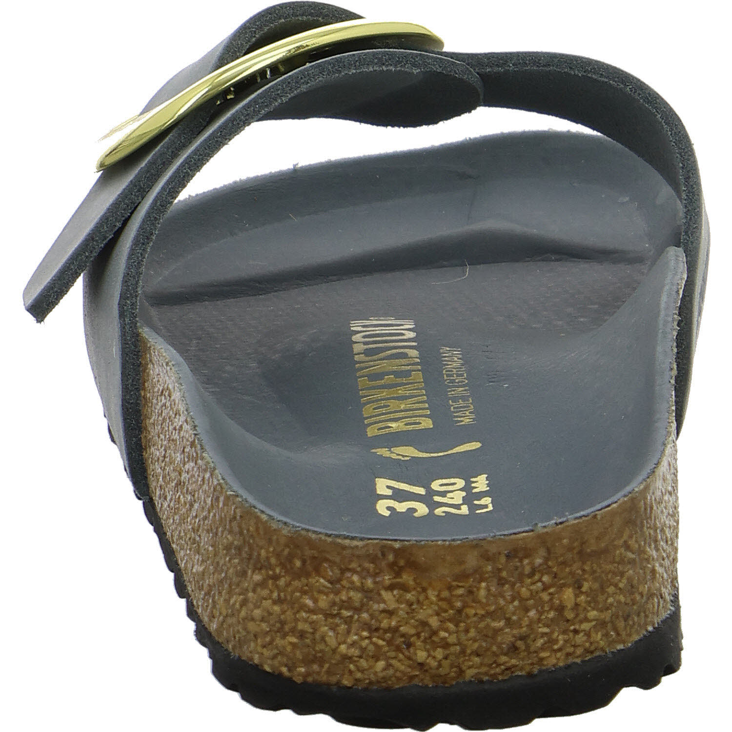 BIRKENSTOCK Pantoletten 1032090 Madrid Big Buckle basalt gray schmal