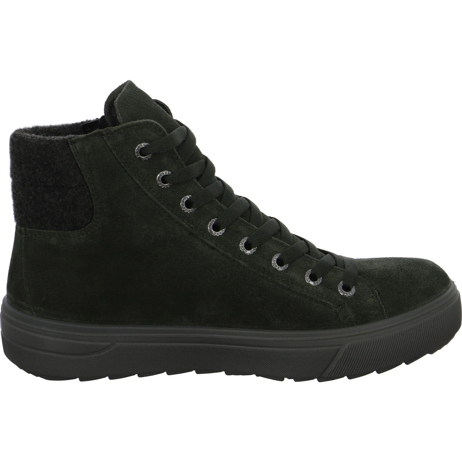 Legero Damen Schnürstiefel warm 2-000476-7950 Milena bean green (grün) H (weit)