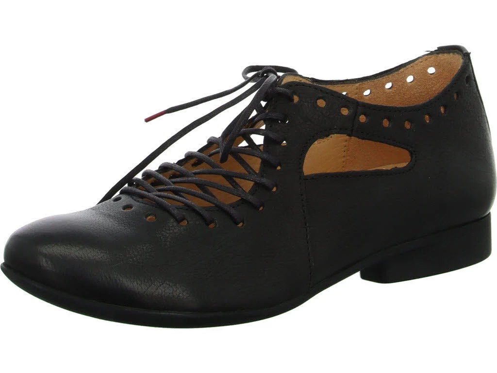 Think Damen Schnürschuhe 3-000565-0000 Guad2 schwarz F 1/2 (normal)