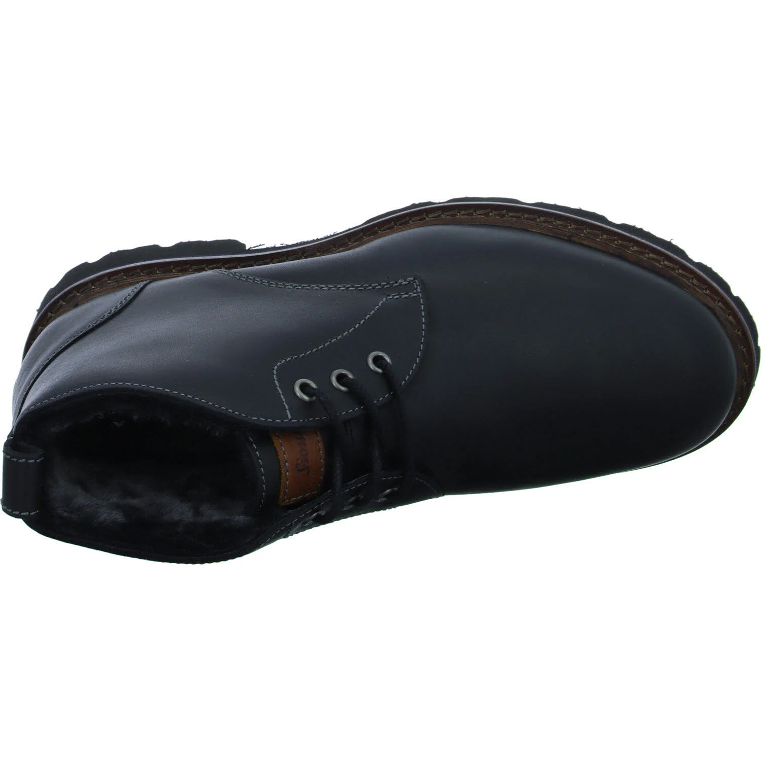 Sioux Herren Schnürstiefel warm 38332 Adalrik-701-Lf-H schwarz H (extra weit)