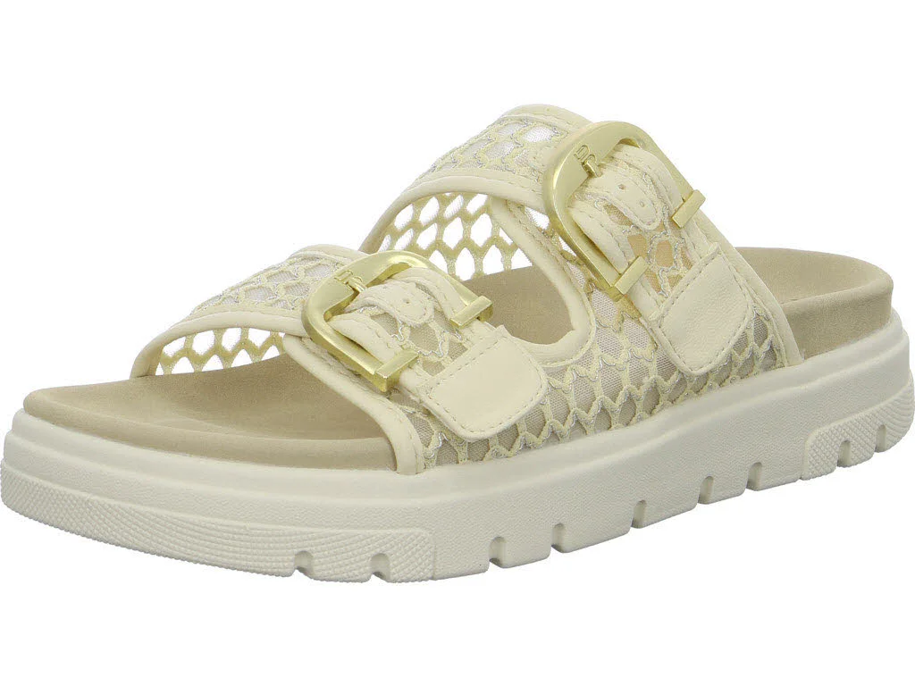 TT.Bagatt Damen Pantoletten D31AK7966950-5251 D31AK7966950 beige/gold normal
