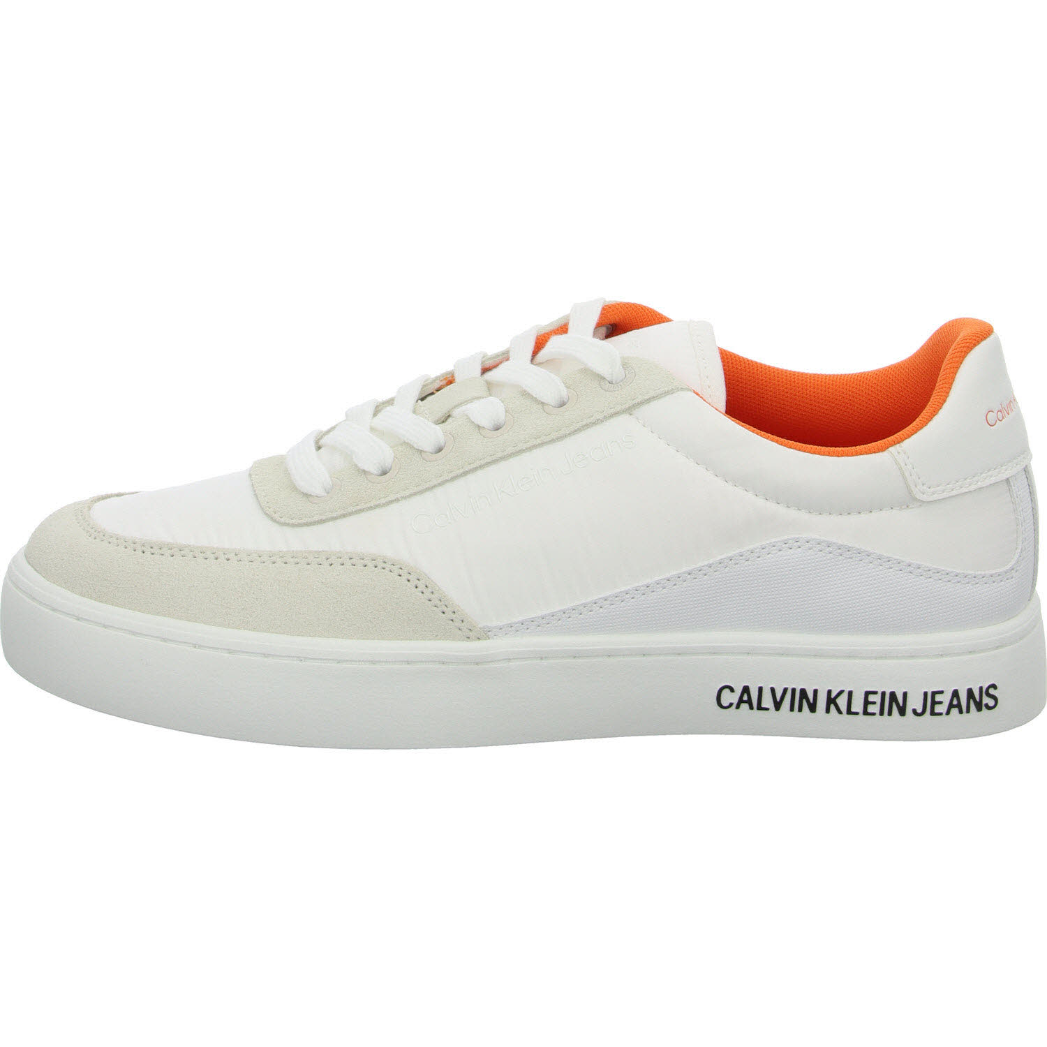 Calvin Klein Herren Schnürschuhe YM0YM006690LD CLASSIC CUPSOLE SU SOFTNY white/white/firecracker normal