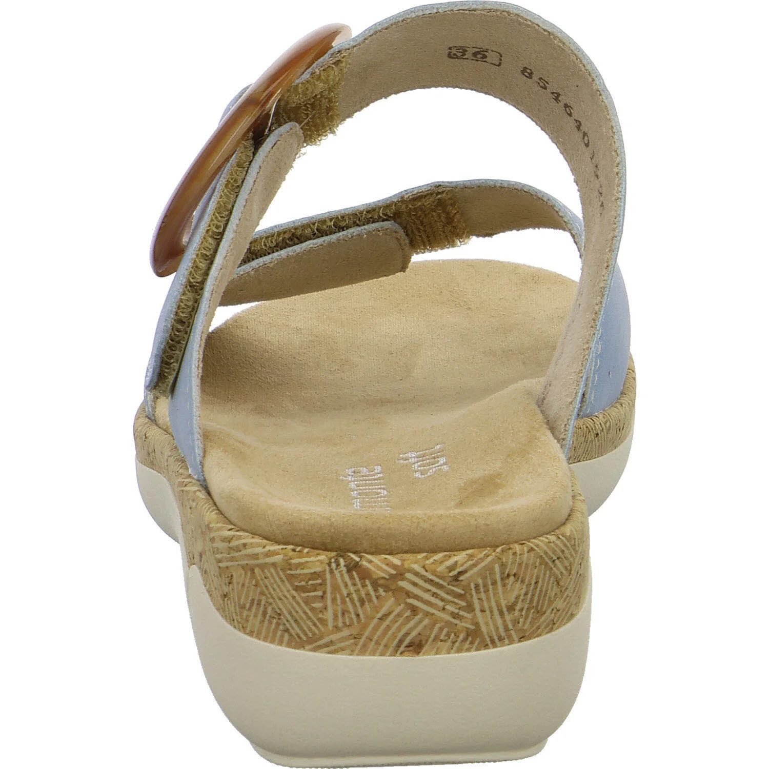 Remonte Damen Pantoletten R6858-10 R6858 aqua F 1/2 (normal)