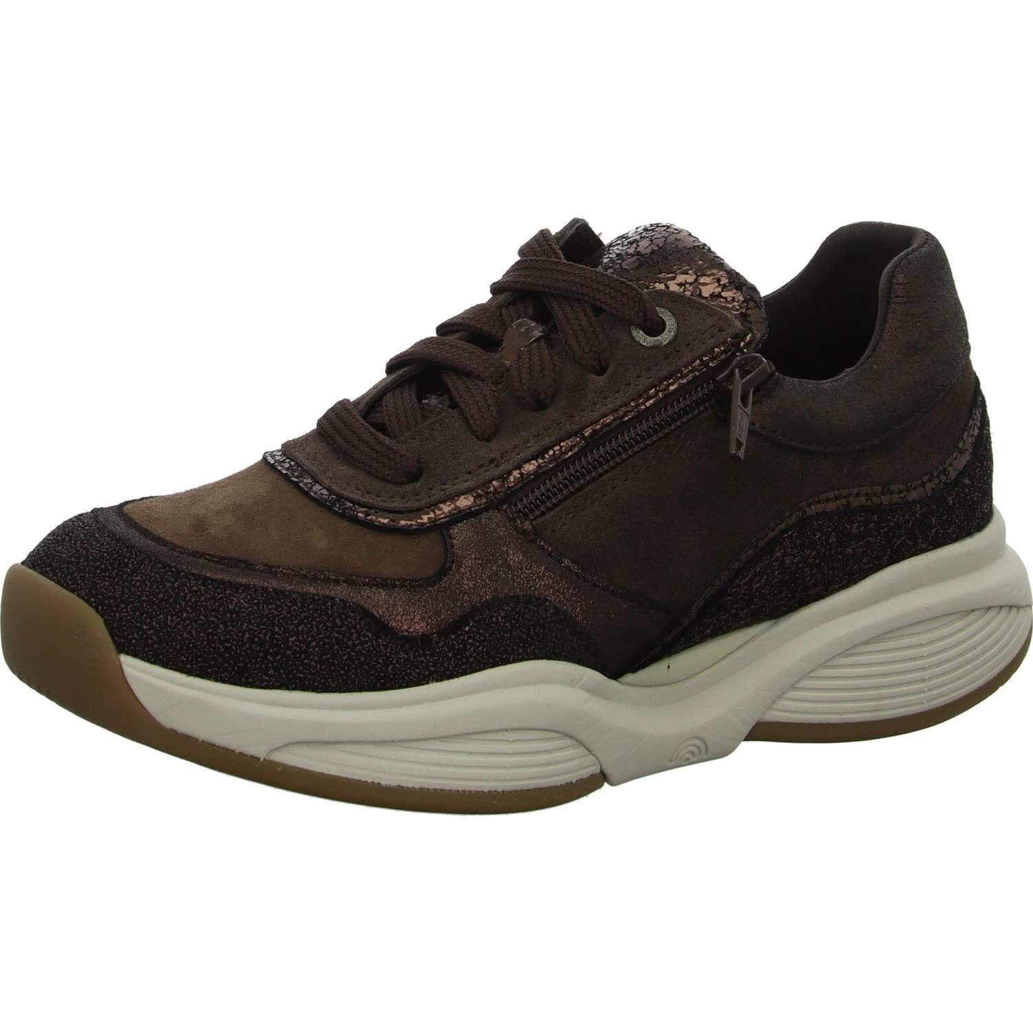 Xsensible Damen Schnürschuhe 30085.2/307-HX SWX11 dark brown HX (weit)