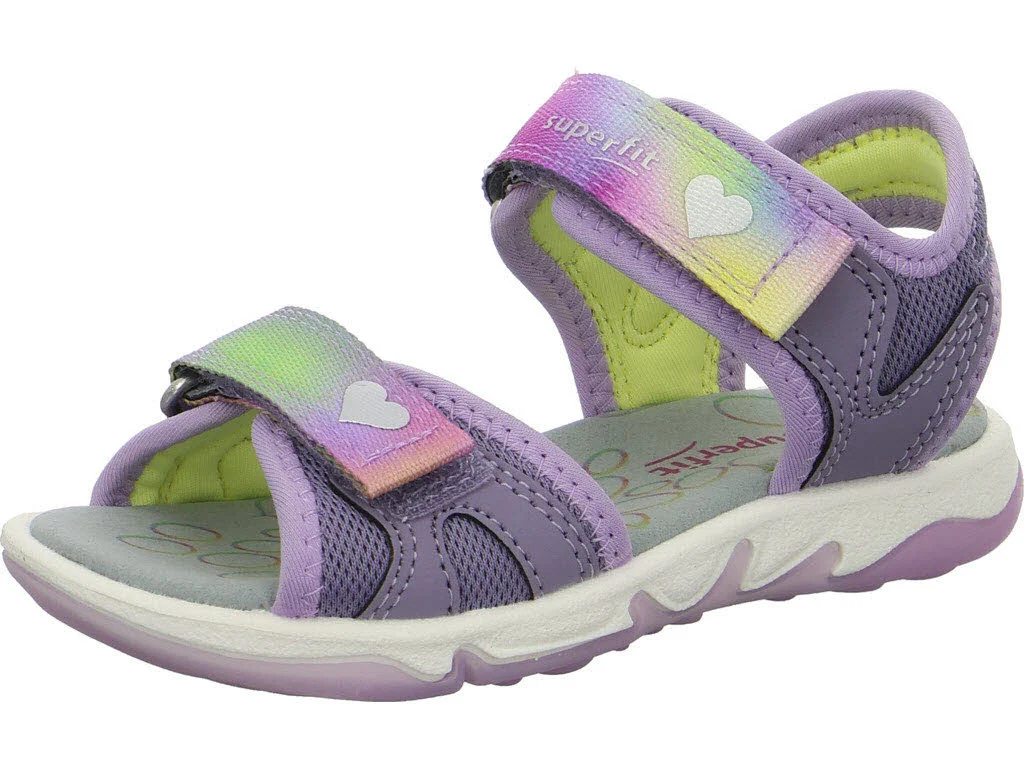 Superfit Kinder Sandalen 1-009540-8500 Pebbles lila WMS mittel