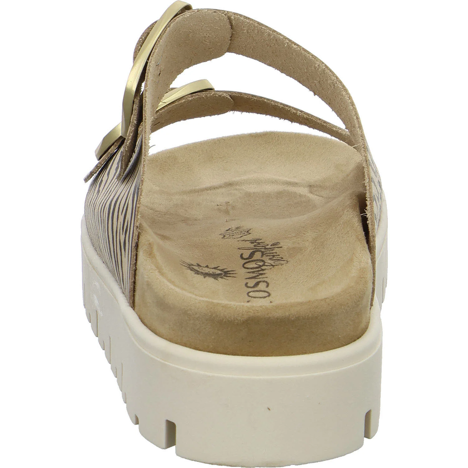 Cosmos Damen Pantoletten 6304703-49 6304703 beige/multi normal