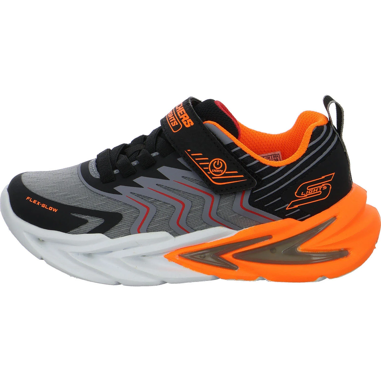 Skechers Kinderschuh zum Schlupfen 400141LC BKCC Flex-Glow Ultra - Prism-Pacer black/charcoal normal