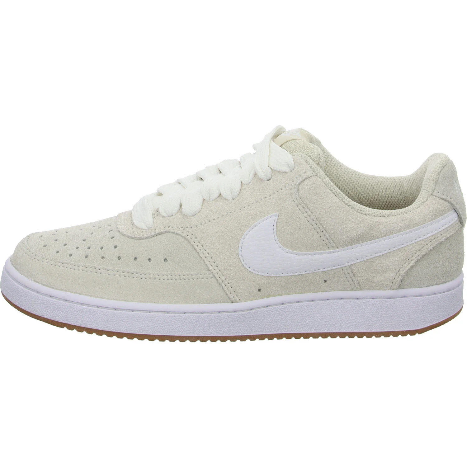 Nike Herren Schnürschuhe IO7727/100 NIKE COURT VISION LO FL light orewood brown/white-gum normal