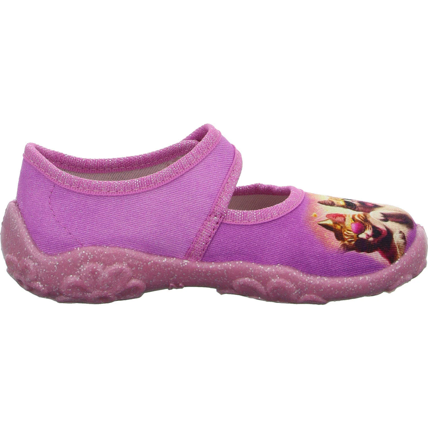 Superfit Kinder Hausschuhe 1-000281-5550 Bonny rosa/mehrfarbig WMS mittel