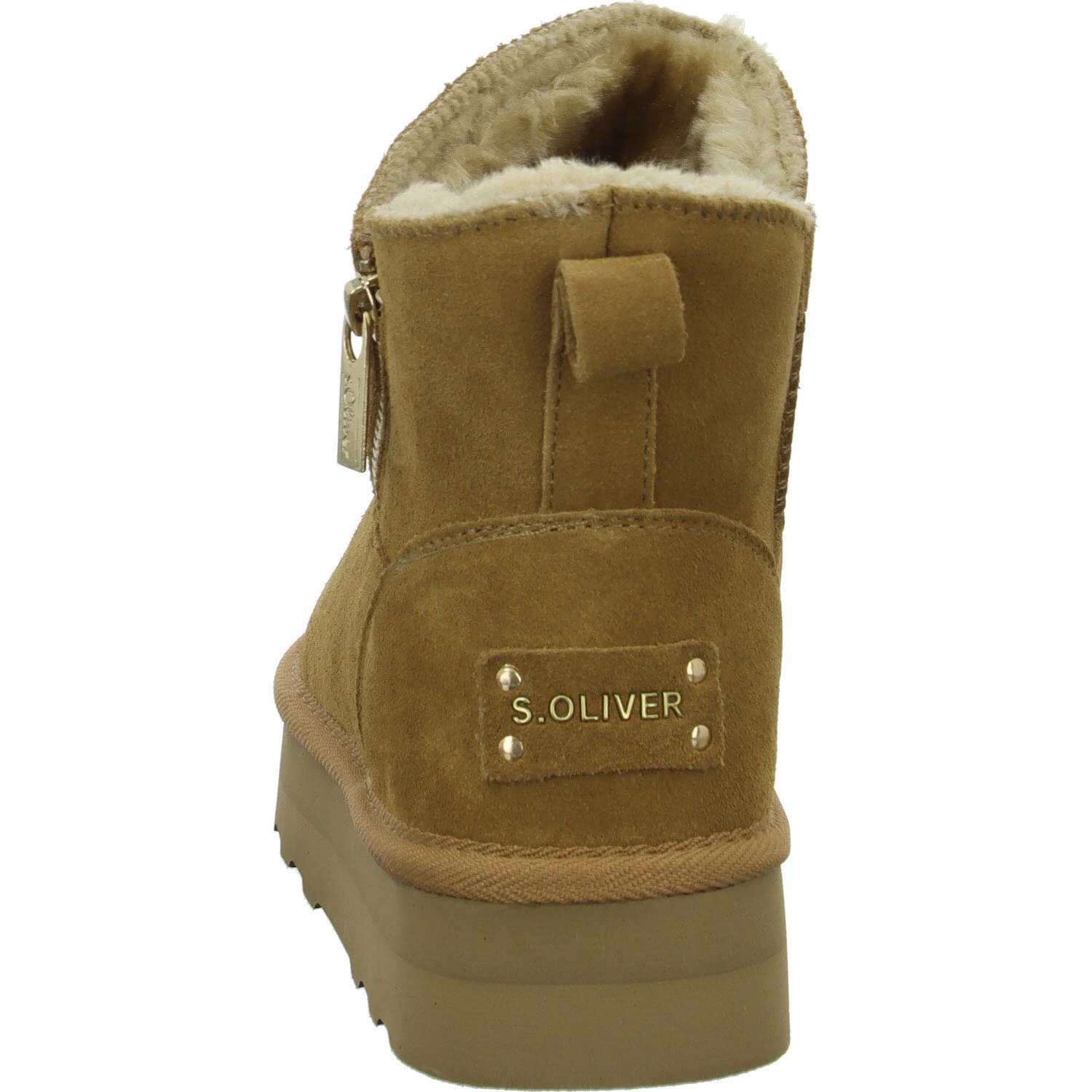 Element 4 von 8 (Bild) – s.Oliver Damen Stiefelette warm 5-26447-43-305 5-26447-43 cognac normal