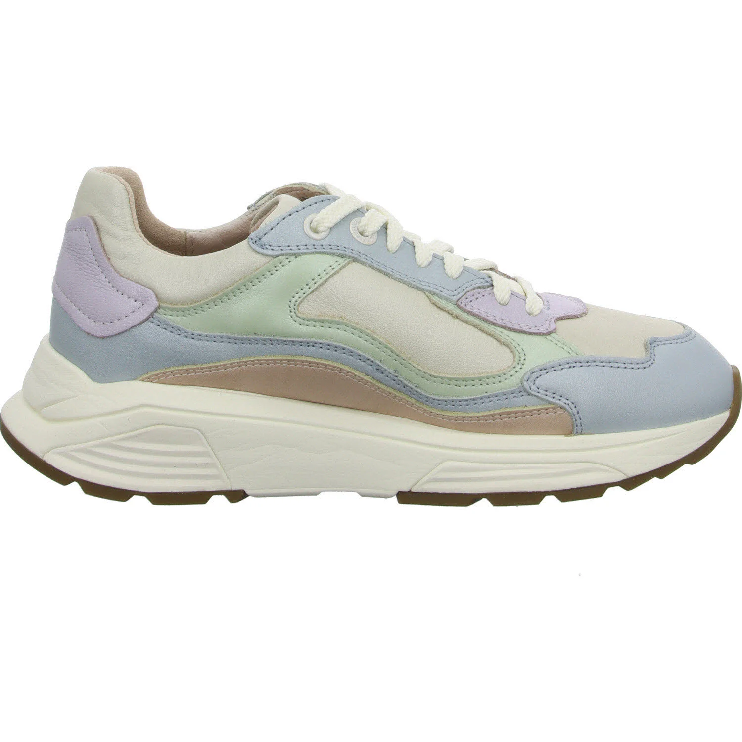 Xsensible Damen Schnürschuhe 33004.4/777-G Milau pastel combi G (normal)