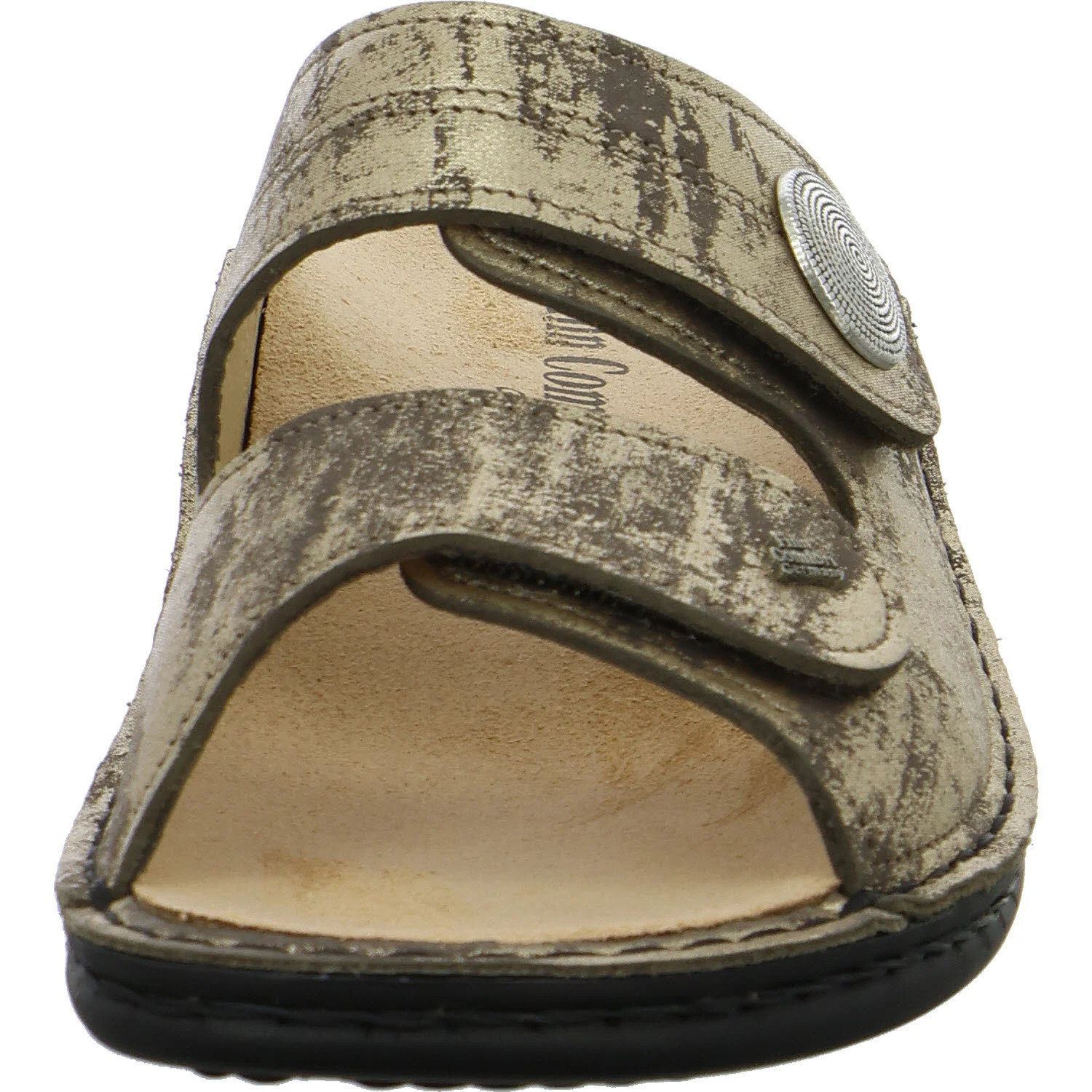 Finn Comfort Damen Pantoletten 02550-371222 Sansibar oro weit